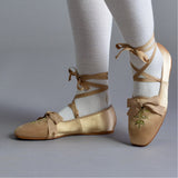 Penelope Regency Slippers - Gold