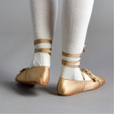 Penelope Regency Slippers - Gold
