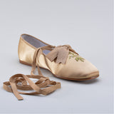 Penelope Regency Slippers - Gold