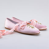 Penelope Regency Slippers - Ballet Pink