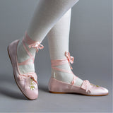 Penelope Regency Slippers - Ballet Pink