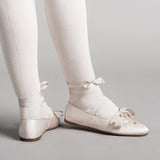 Penelope Regency Slippers - Ivory