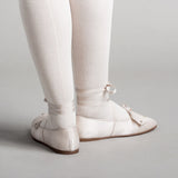 Penelope Regency Slippers - Ivory