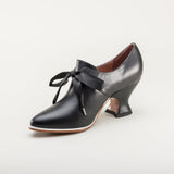 Pompadour 18th Century Leather Shoes (Black)