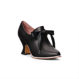 Pompadour 18th Century Leather Shoes (Black)