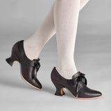 Pompadour 18th Century Leather Shoes (Black)