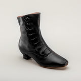 Renoir Victorian Button Boots (Black)