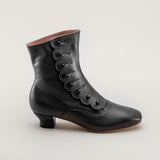 Renoir Victorian Button Boots (Black)