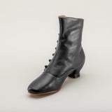 Renoir Victorian Button Boots (Black)