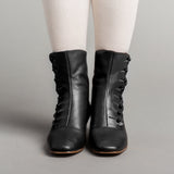 Renoir Victorian Button Boots (Black)