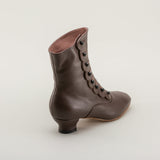 Renoir Victorian Button Boots (Brown)