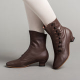 Renoir Victorian Button Boots (Brown)