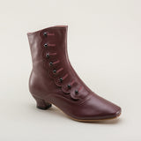Renoir Victorian Button Boots (Merlot)