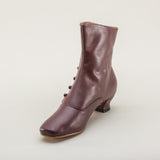 Renoir Victorian Button Boots (Merlot)