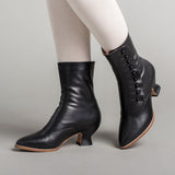 Tavistock Victorian Button Boots (Black)