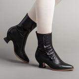 Tavistock Victorian Button Boots (Black)
