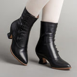 Tavistock Victorian Button Boots (Black)