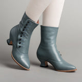 Tavistock Victorian Button Boots (French Blue)
