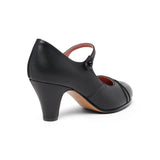 Vera 1920s Bar Shoes - Black