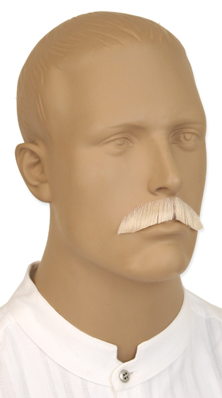  Victorian Old West Edwardian Mens Mustaches Blonde Natural |Antique Vintage Fashioned Wedding Theatrical Reenacting Costume |