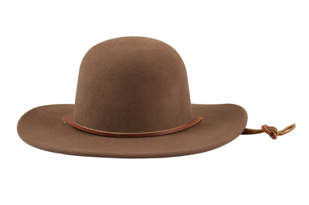  Victorian Old West Steampunk Mens Hats Brown Wool Felt Wide Brim |Antique Vintage Fashioned Wedding Theatrical Reenacting Costume |